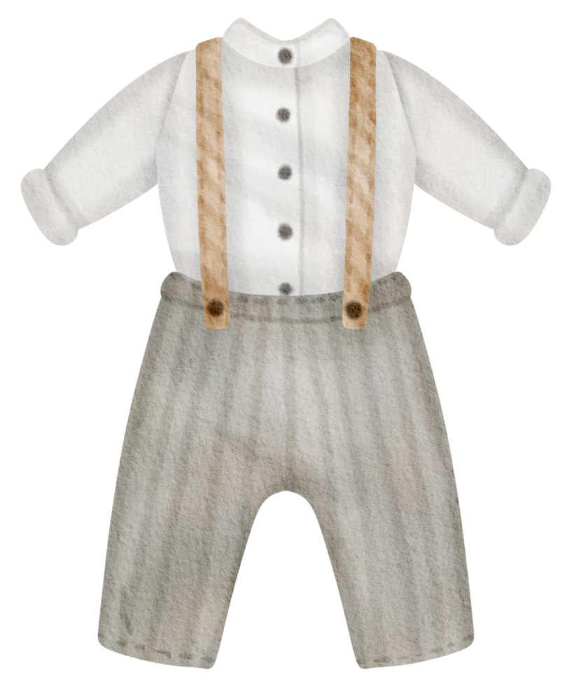 baby kleren waterverf hand- verf png