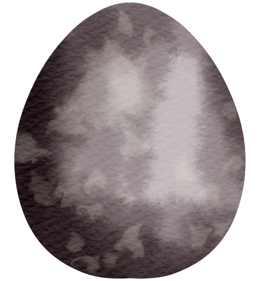 Egg watercolor hand paint png