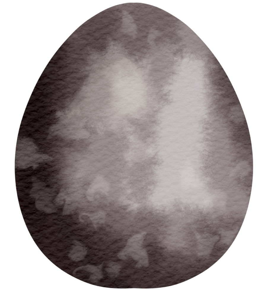 Egg watercolor hand paint png