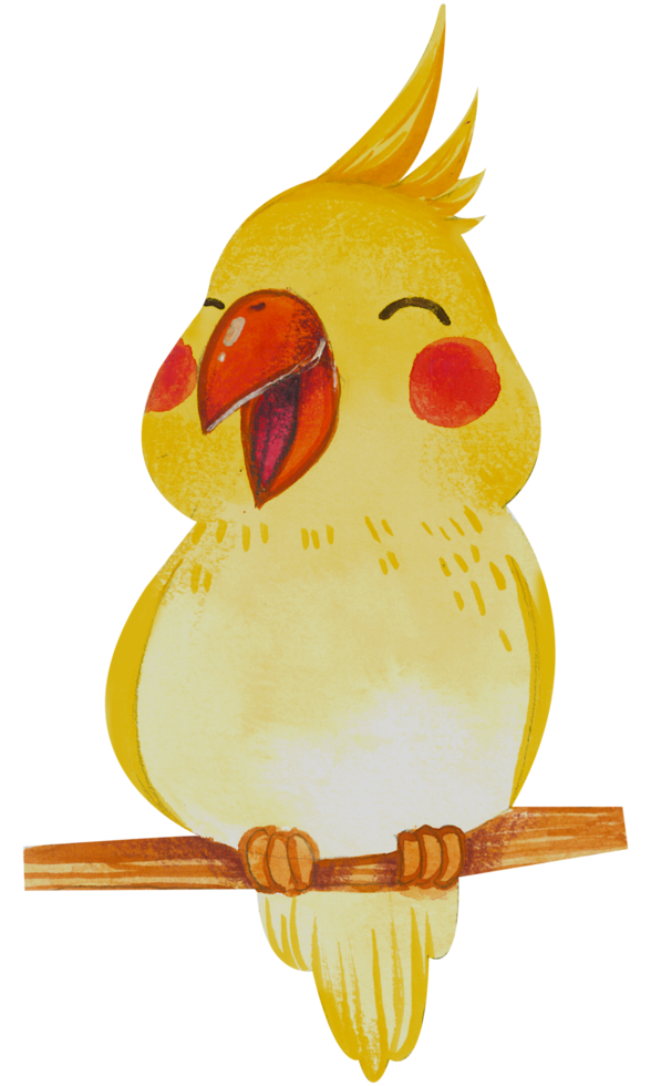 carino animale personaggio acquerello png