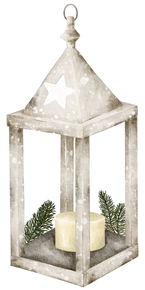 elemento de acuarela de adorno de navidad de invierno png