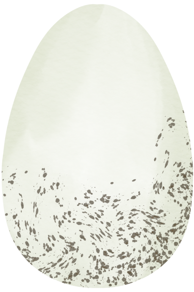 Egg watercolor hand paint png