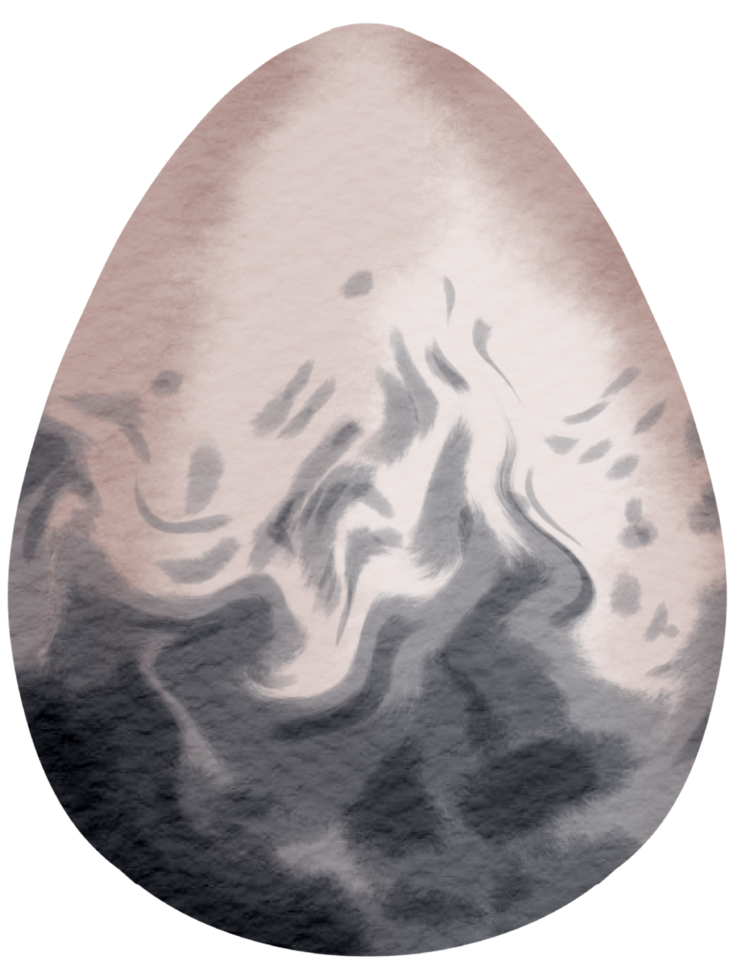 Egg watercolor hand paint png