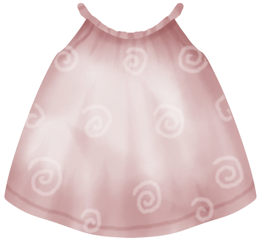 Baby clothes watercolor hand paint png