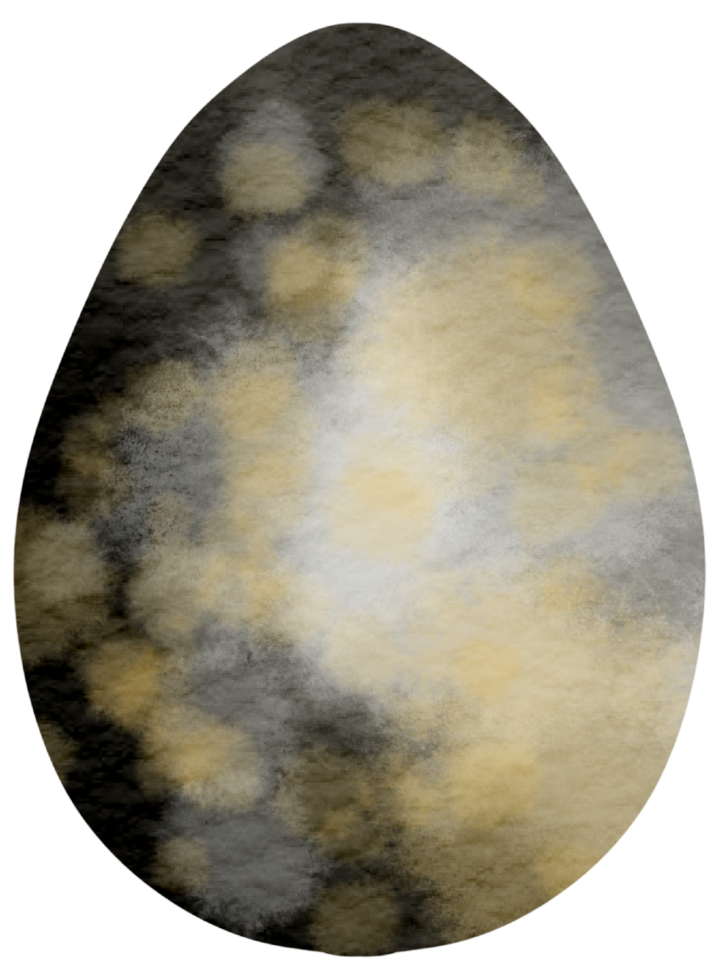 Egg watercolor hand paint png