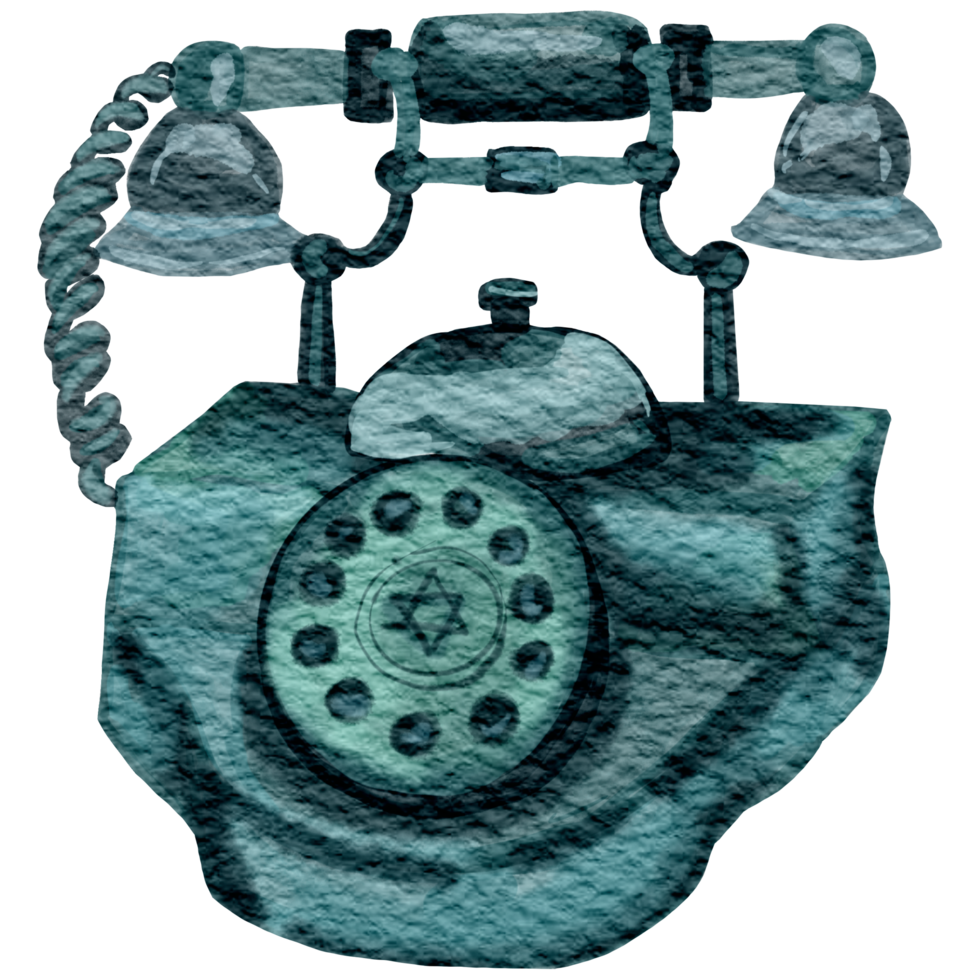 wijnoogst element waterverf ornament png