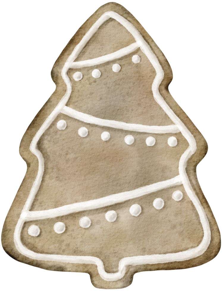 Élément aquarelle ornement de noël hiver png