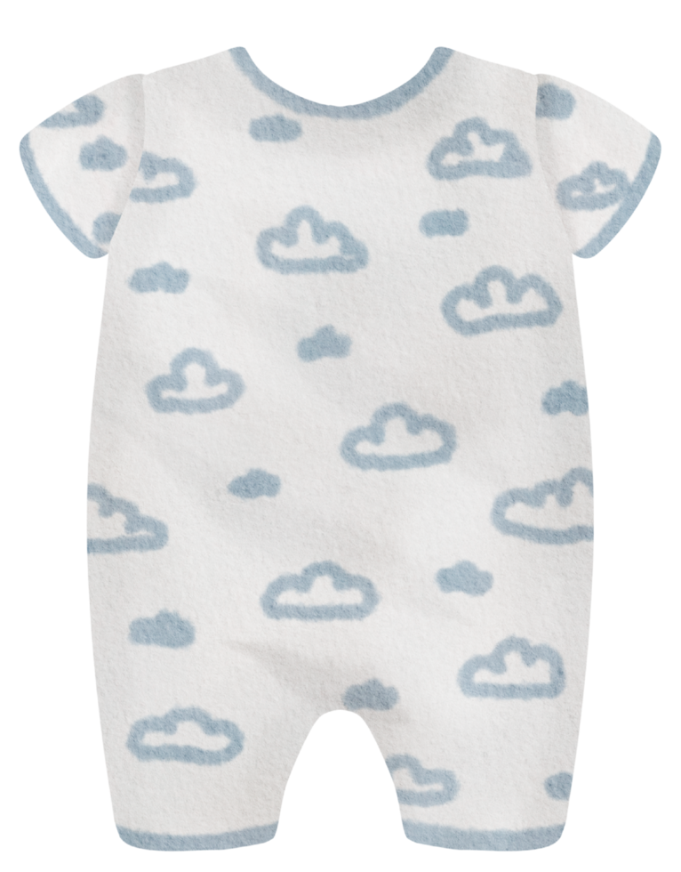 baby kleren waterverf hand- verf png