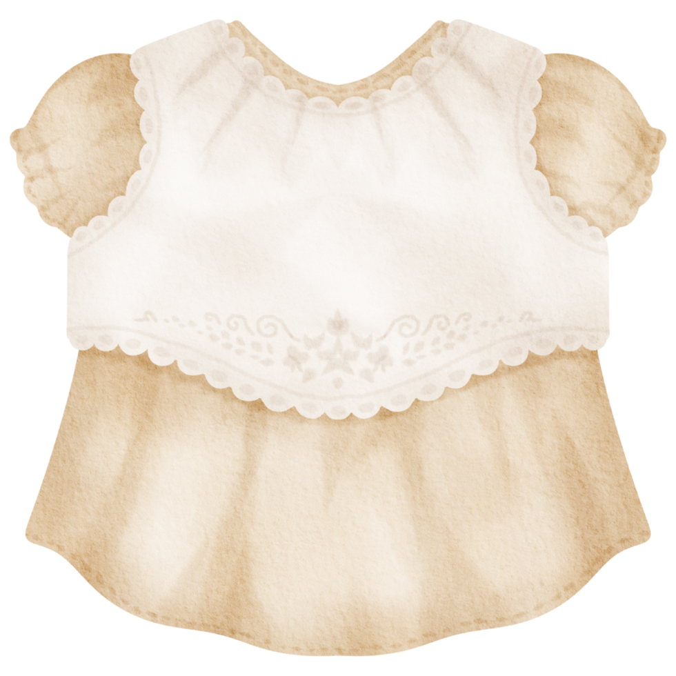 baby kleren waterverf hand- verf png