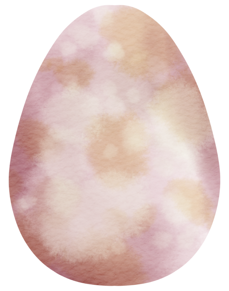 Egg watercolor hand paint png