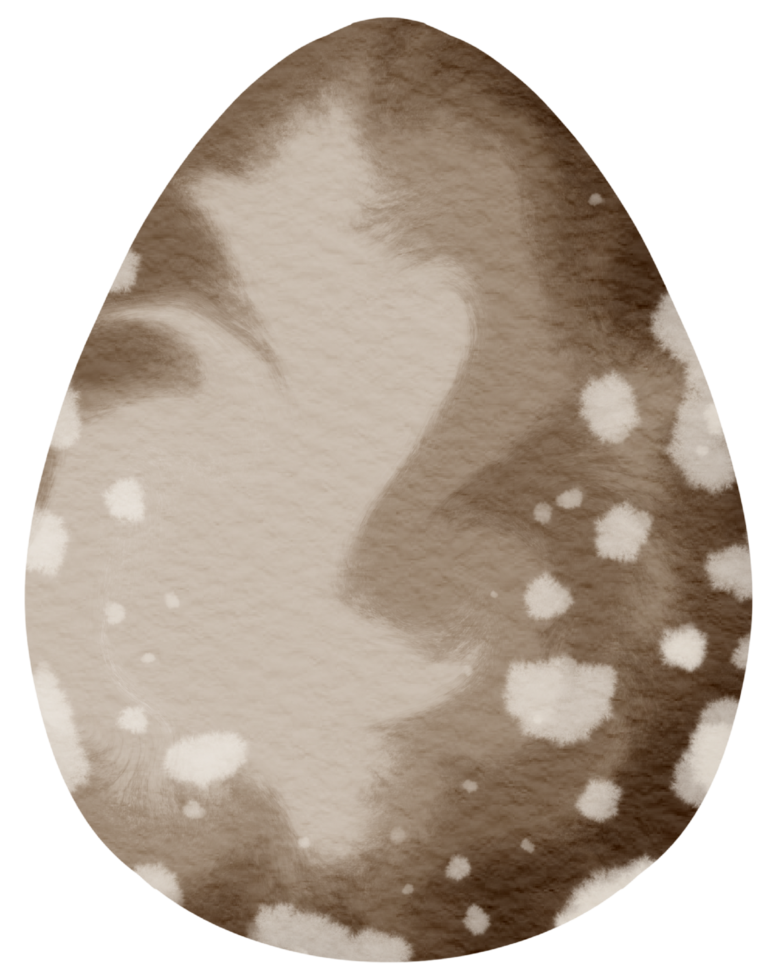 Egg watercolor hand paint png