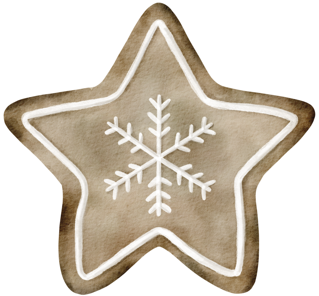 Winter Christmas ornament watercolor element png