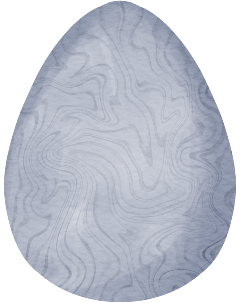 Egg watercolor hand paint png