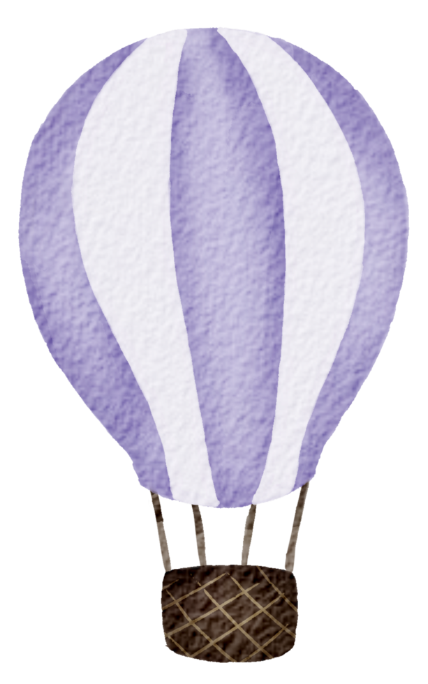 Balloon air watercolor cartoon cute png