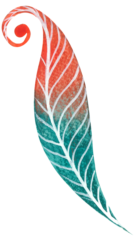 foliage watercolor leaf hand paint png