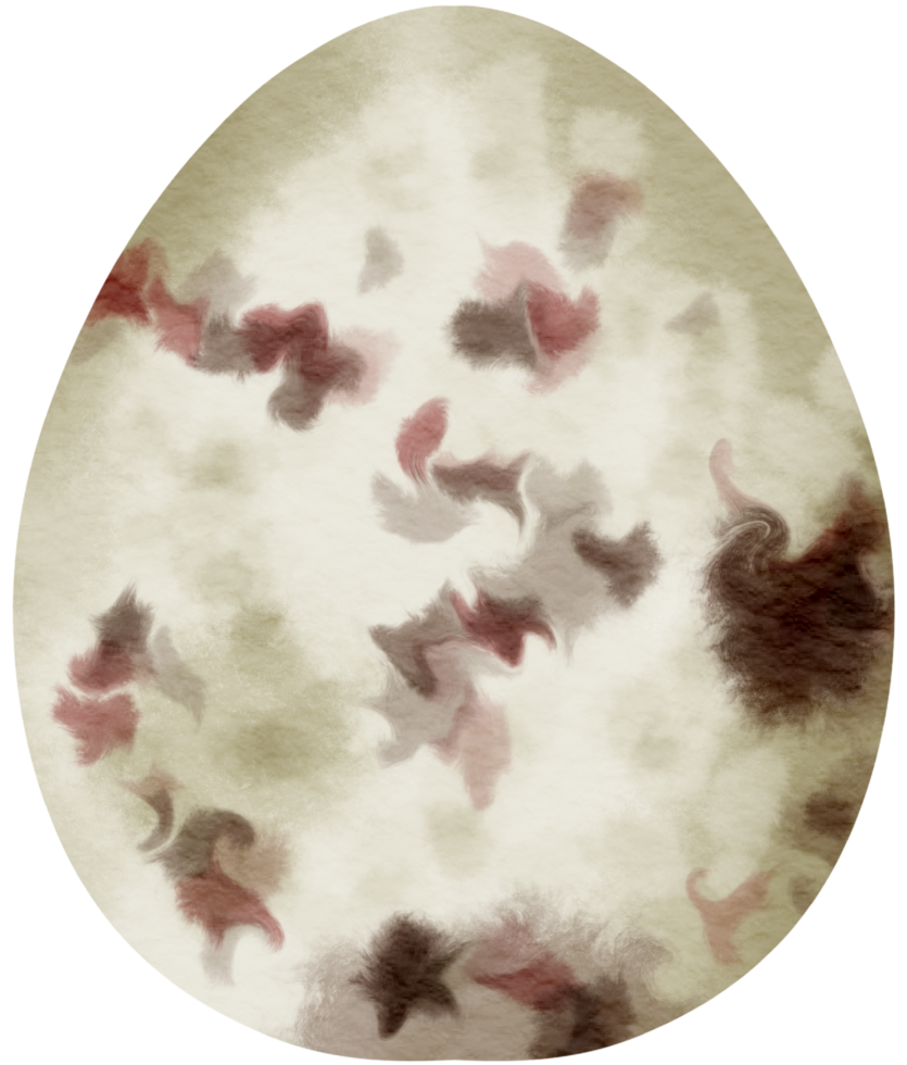 Egg watercolor hand paint png