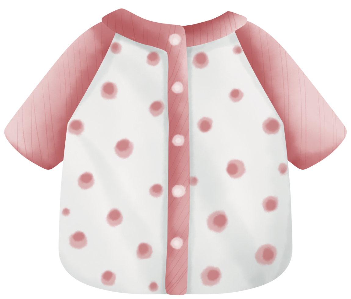 vêtements de bébé aquarelle peinture à la main png