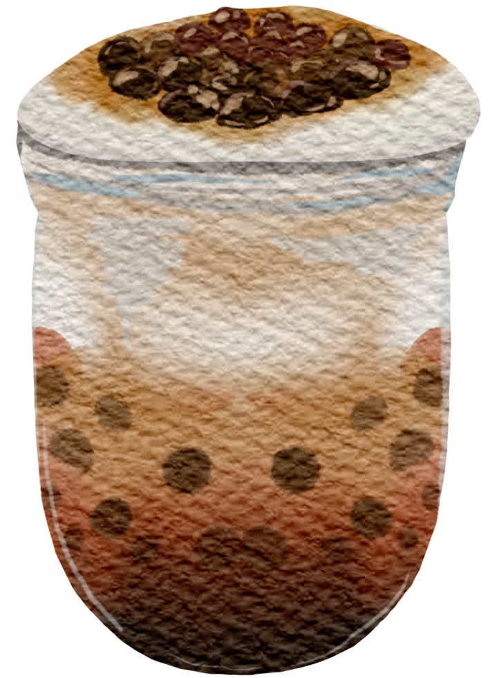 Coffee watercolor hand paint png