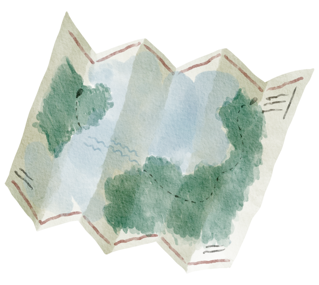 Camping outdoor watercolor png