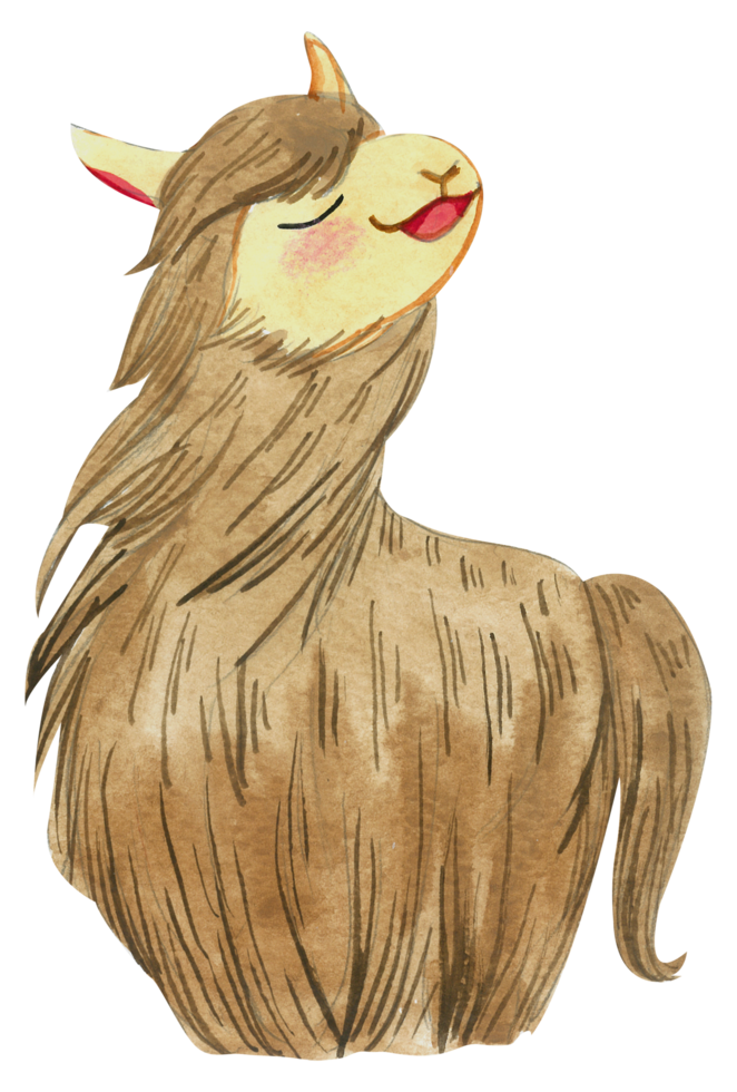 niedliches tiercharakteraquarell png