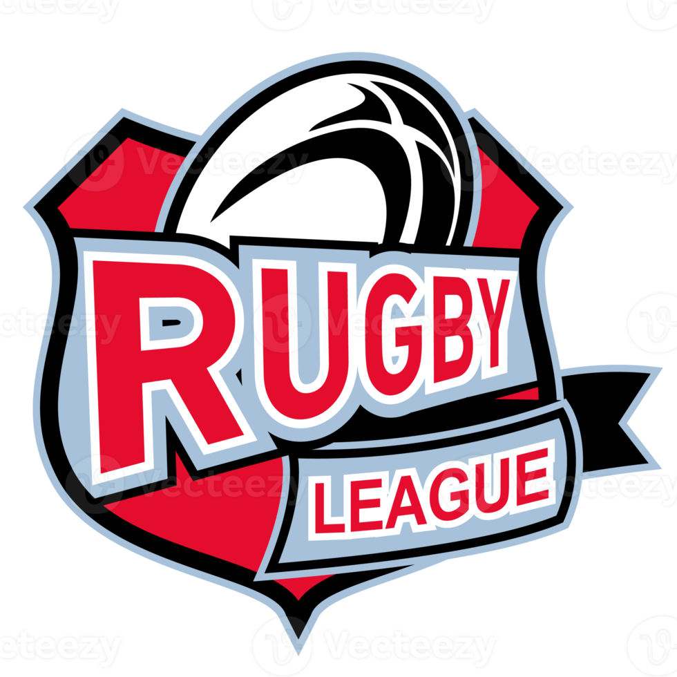 escudo de bola da liga de rugby png