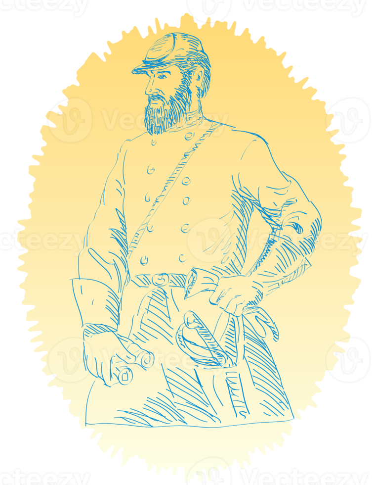 American Civil War Union officer png