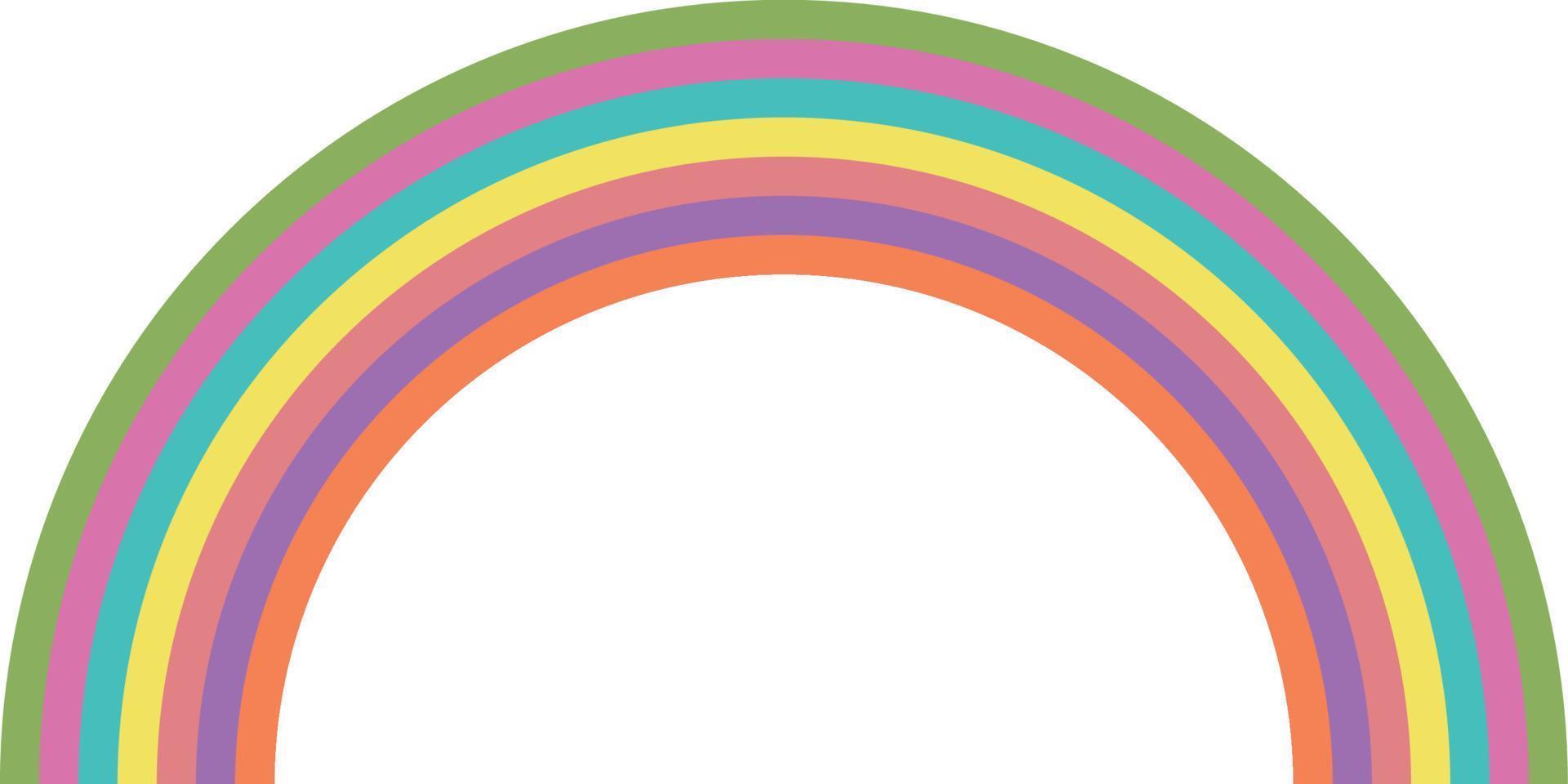 Beautiful Rainbow free vector