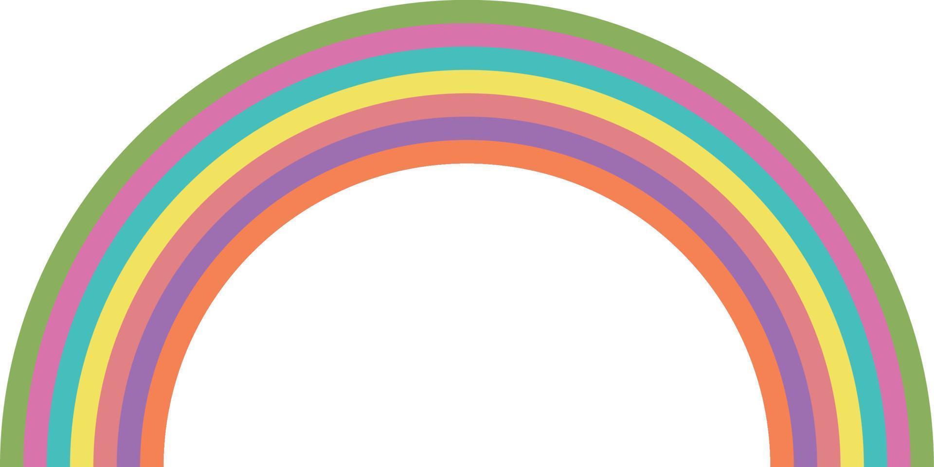 Beautiful Rainbow free vector