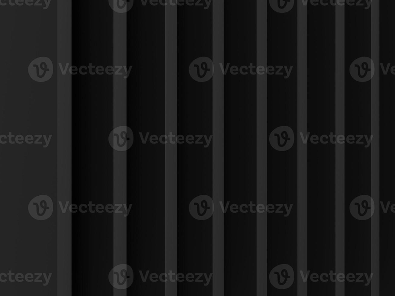 Abstract black 3d background. Elegant black background. Layer decoration. 3d rendering. photo