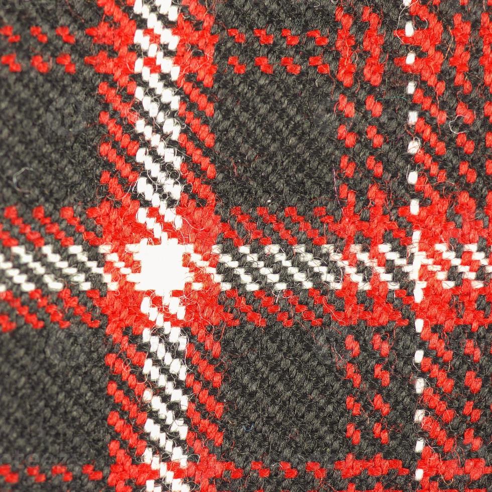 industrial style Tartan fabric background photo