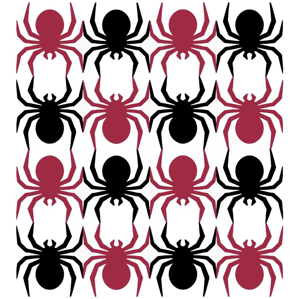 feliz fondo de halloween. pesadilla monstruo gran araña. diseño para papel tapiz conceptual, afiches, papel para envolver o tarjetas. ilustración vectorial vector