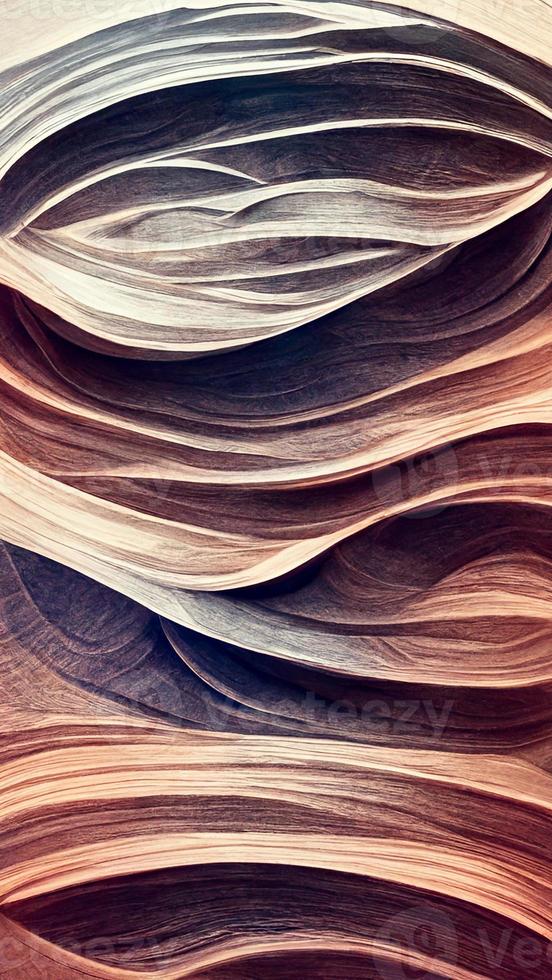 abstract flowing wave lines background. Design elements 3D illustration photo