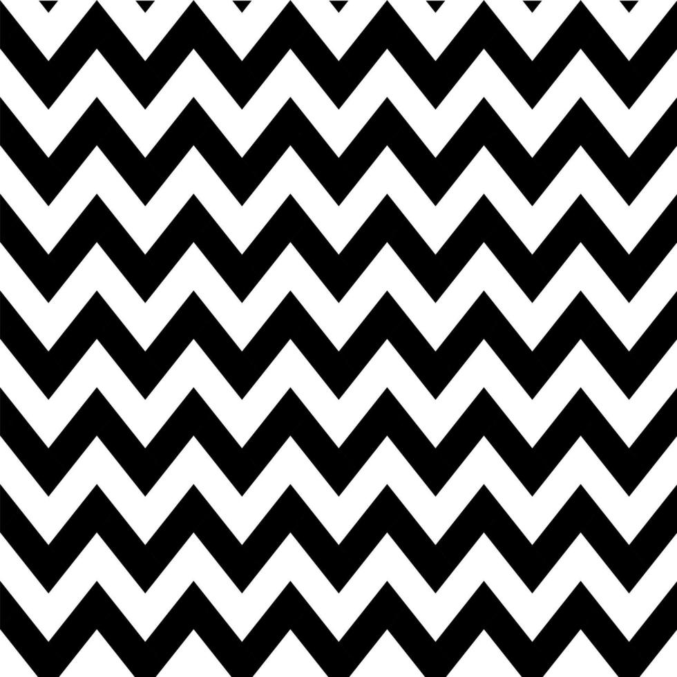 patrón de zigzag en blanco y negro. vector. papel, tela, tejido, paño, vestido, servilleta, cobertor, estampado de cama, regalo, presente, camisa, cortina o envoltorio, mantel. vector