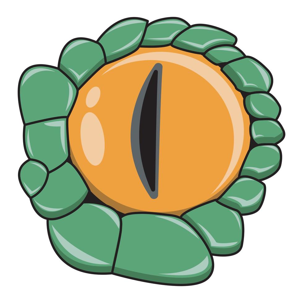 reptile eye vector. snake or crocodile eyes. vector