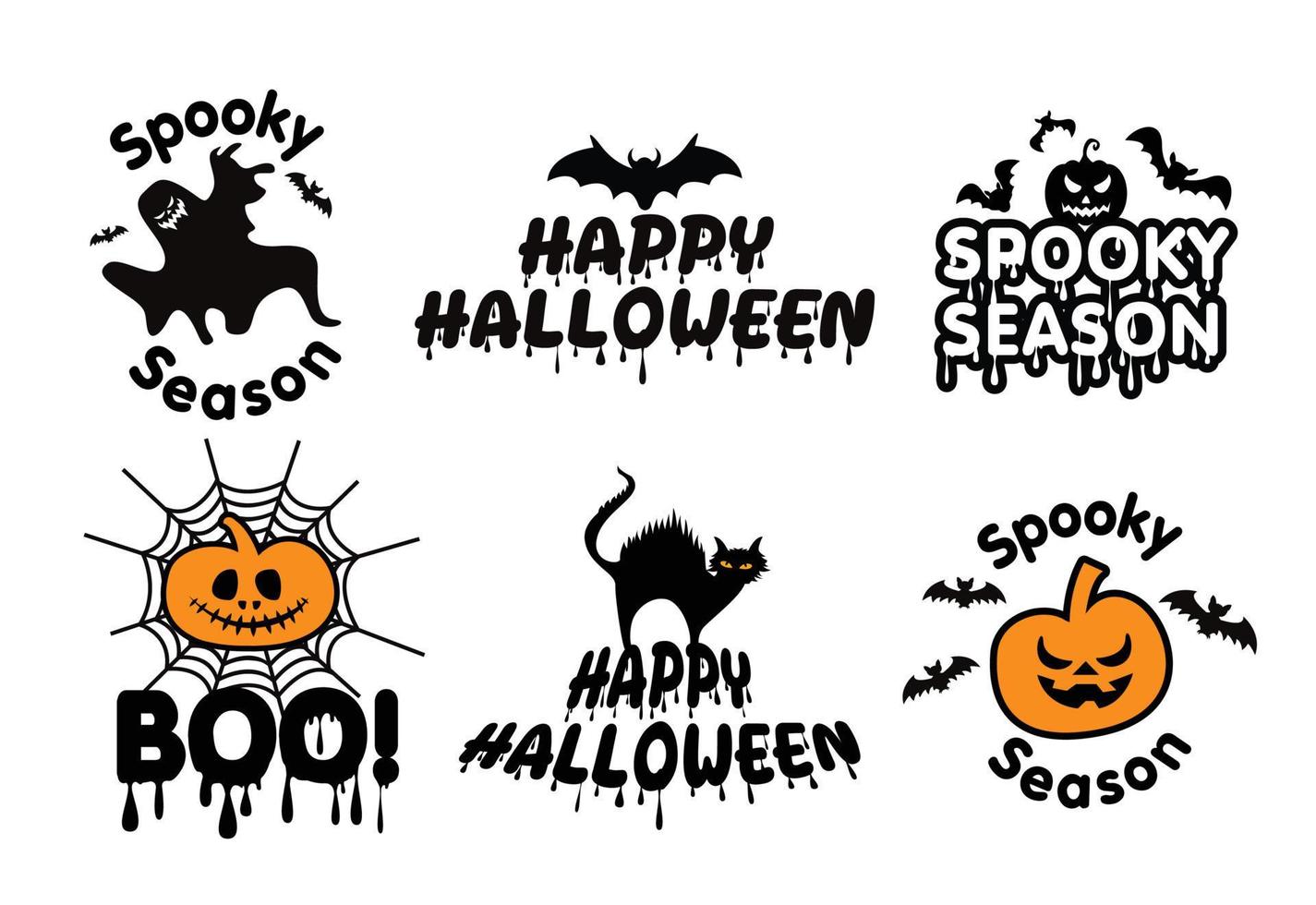 Happy Halloween , Text and Bats,Zombie hands , halloween theme , Vector illustration.