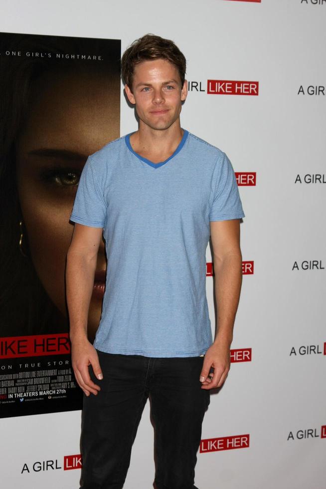 LOS ANGELES - MAR 27 - Lachlan Buchanan at the A Girl Like Her Screening at the ArcLight Hollywood Theaters on March 27, 2015 in Los Angeles, CA photo