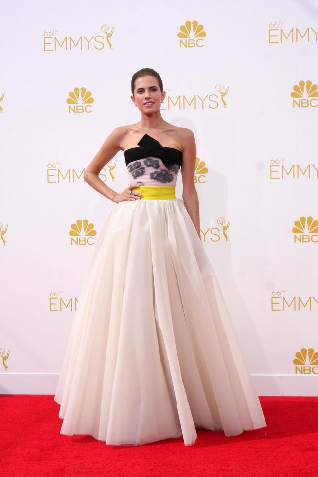 vLOS ANGELES - AUG 25 - Allison Williams at the 2014 Primetime Emmy Awards - Arrivals at Nokia at LA Live on August 25, 2014 in Los Angeles, CA photo