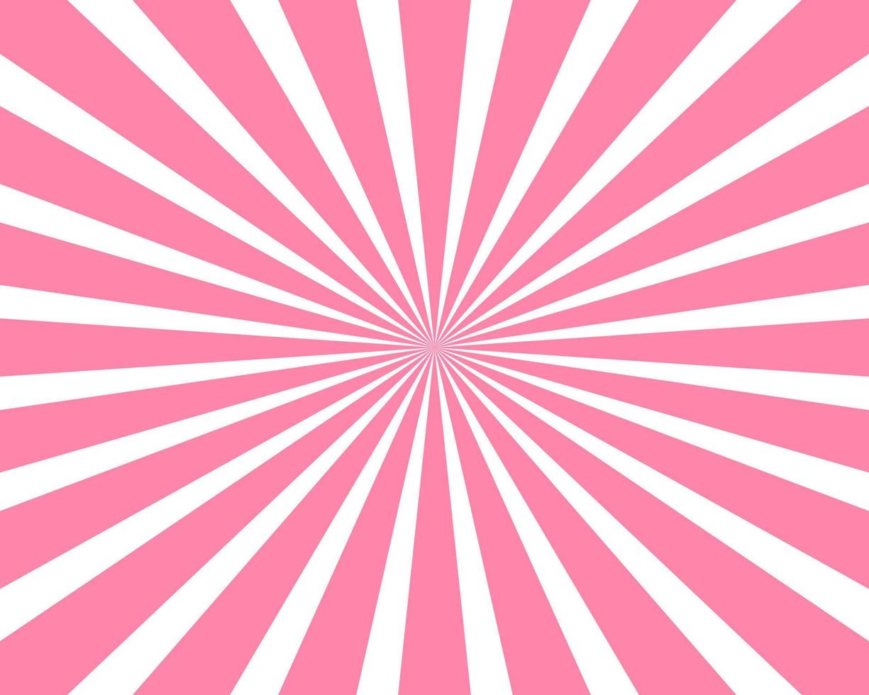 abstract pink sunburst pattern background vector