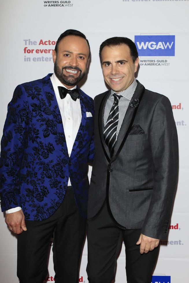 LOS ANGELES, JUN 12 - Nick Verreos, David Paul at the The Actors Fund s 20th Annual Tony Awards Viewing Party at the Beverly Hilton Hotel on June 12, 2016 in Beverly Hills, CA photo