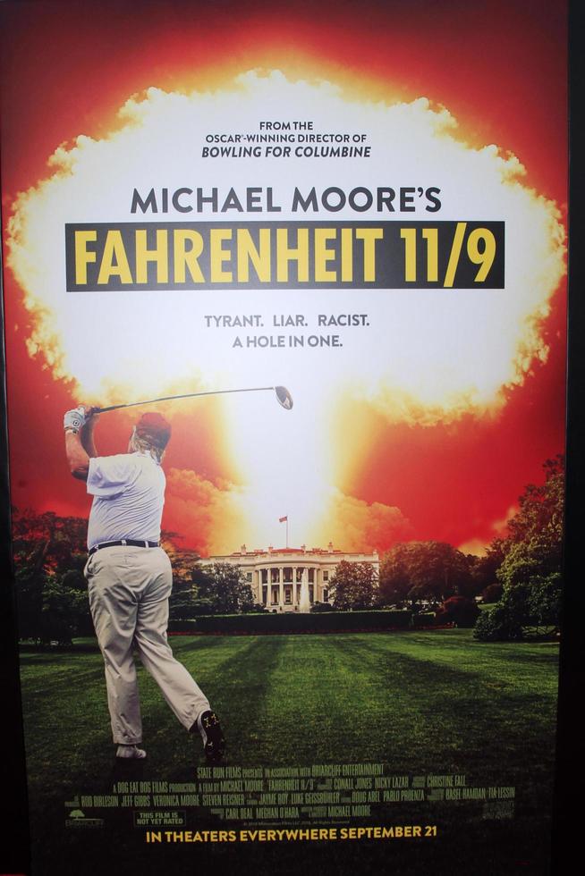 LOS ANGELES - SEP 19 - Poster, General Atmosphere at the Fahrenheit 11 9 Los Angeles Premiere at the Samuel Goldwyn Theater at AMPAS on September 19, 2018 in Beverly Hills, CA photo