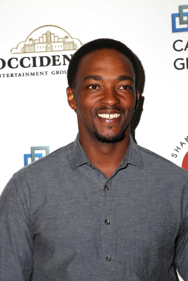 LOS ANGELES - DEC 8 - Anthony Mackie at the 25th Annual Simply Shakespeare at the Broad Stage on December 8, 2015 in Santa Monica, CA photo