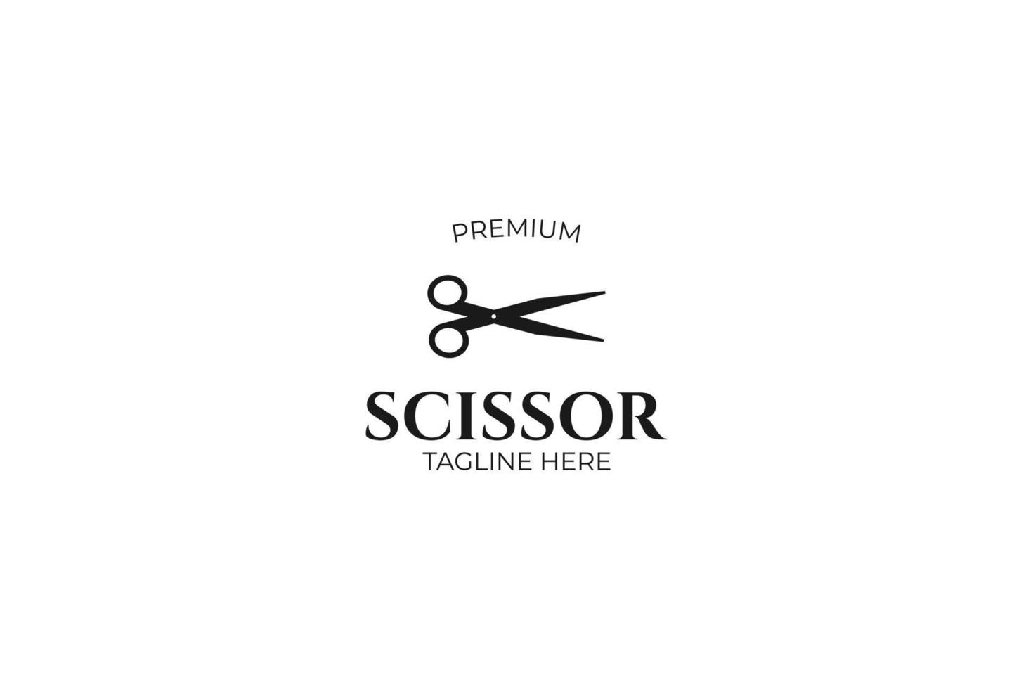 Scissor icon logo design vector template illustration