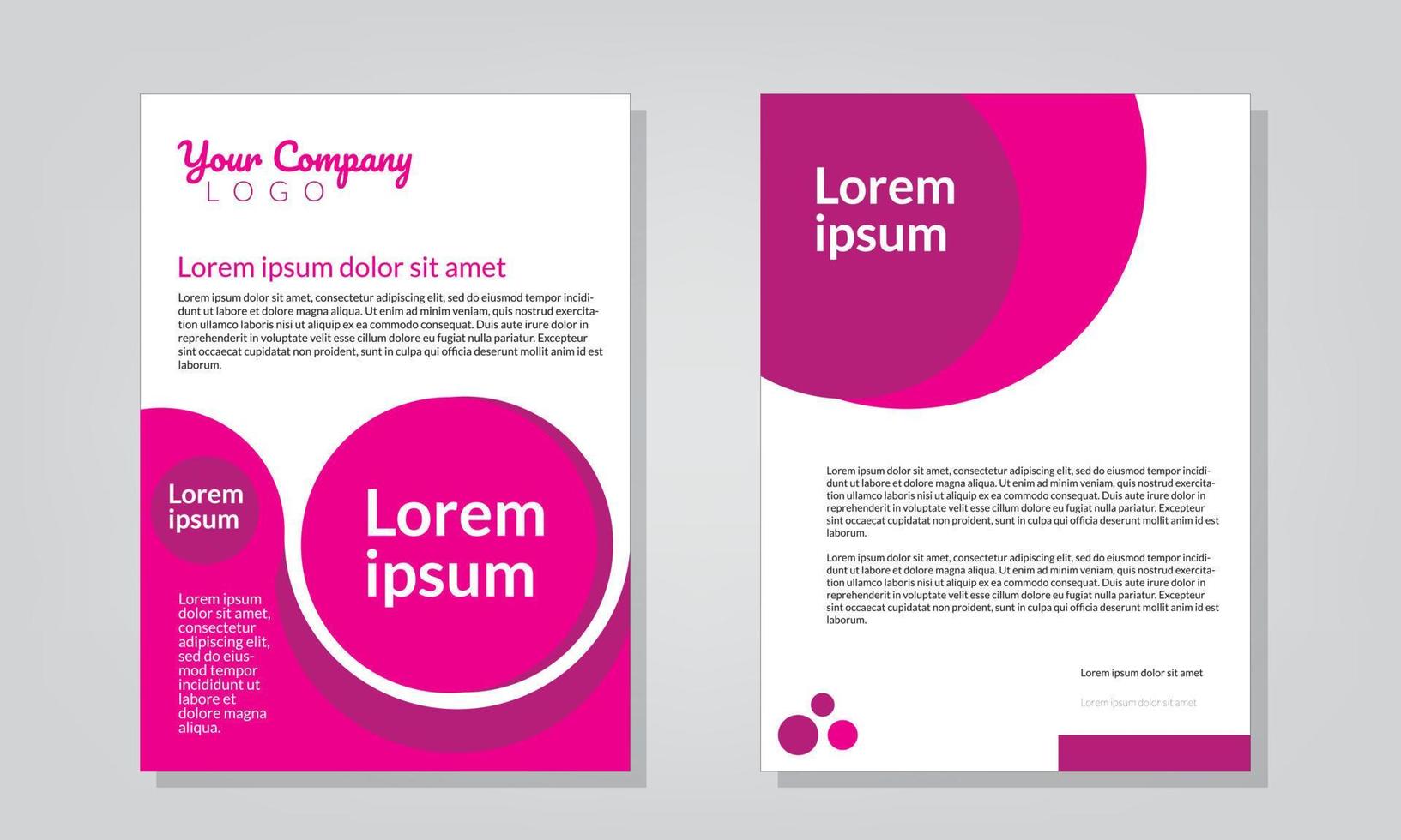 modern brochure template in A4 size. good for product marketing and branding vector