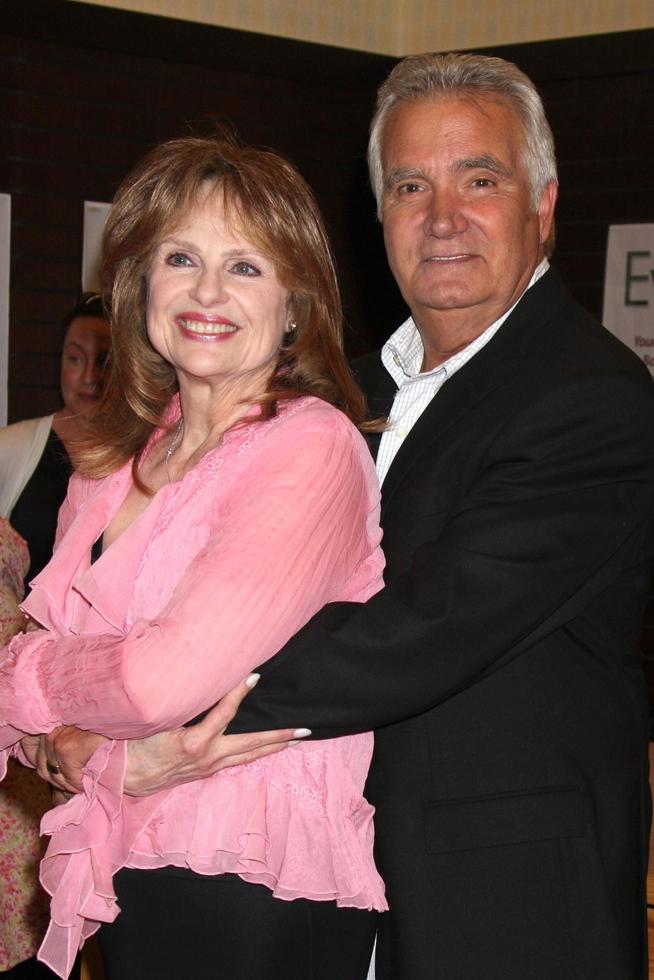 LOS ANGELES - JUN 21   Janice Lynde, John McCook  Early YnR Costars Leslie Brooks, Lance Prentiss  at a booksigning for  THE YOUNG AND RESTLESS LIFE OF WILLIAM J  BELL  at Barnes  and  Noble - The Grove on June 21, 2012 in Los Angeles, CA photo