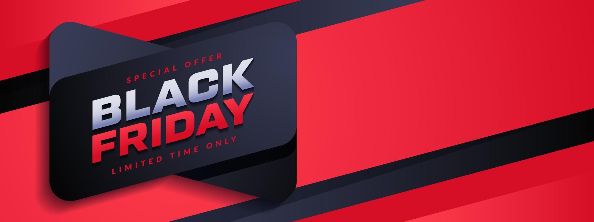 Black friday sale banner design, vector design background for media promotion and social media post with copy space for add photo product