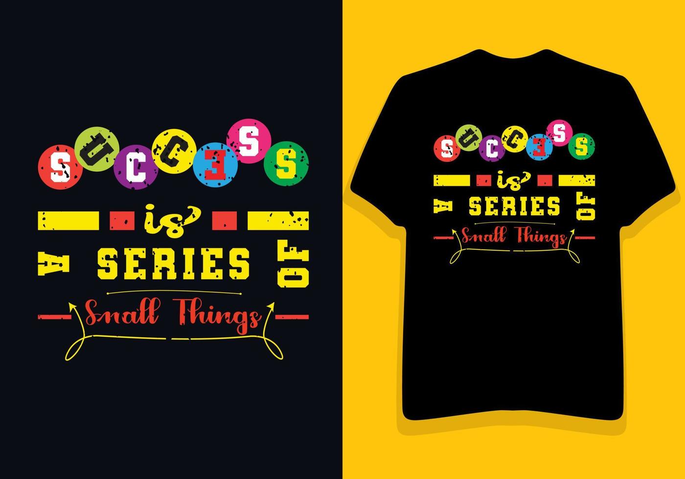 Inspiration quote T-shirt design and motivational fashion apparel printing. vector