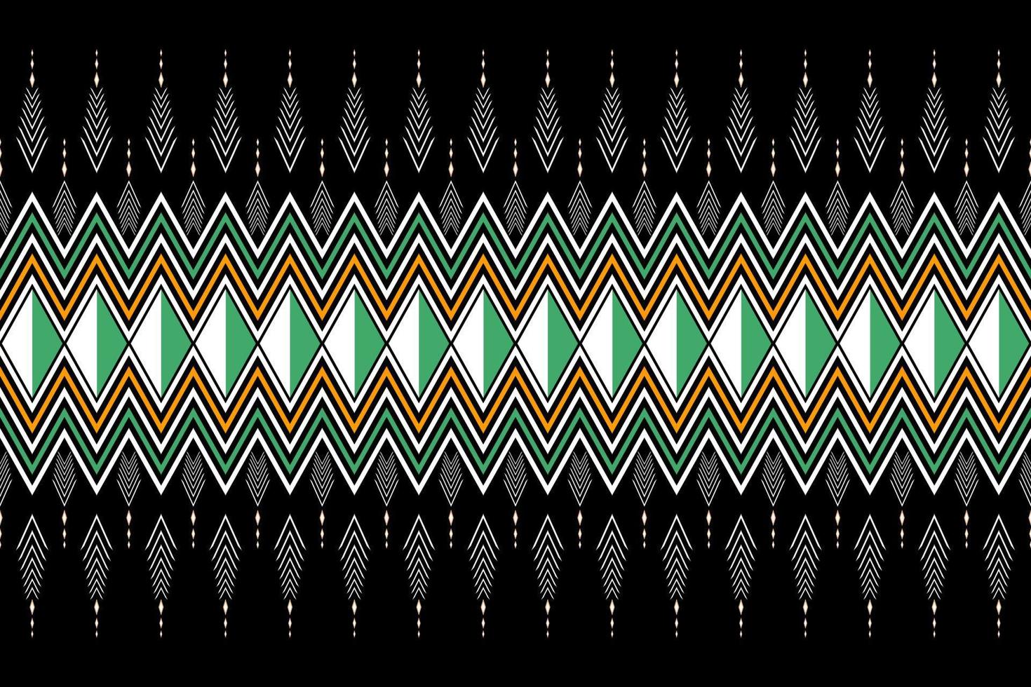 Geometric ethnic oriental seamless pattern traditional Design for background,carpet,wallpaper.clothing,wrapping,Batik fabric,Vector illustration.embroidery style vector