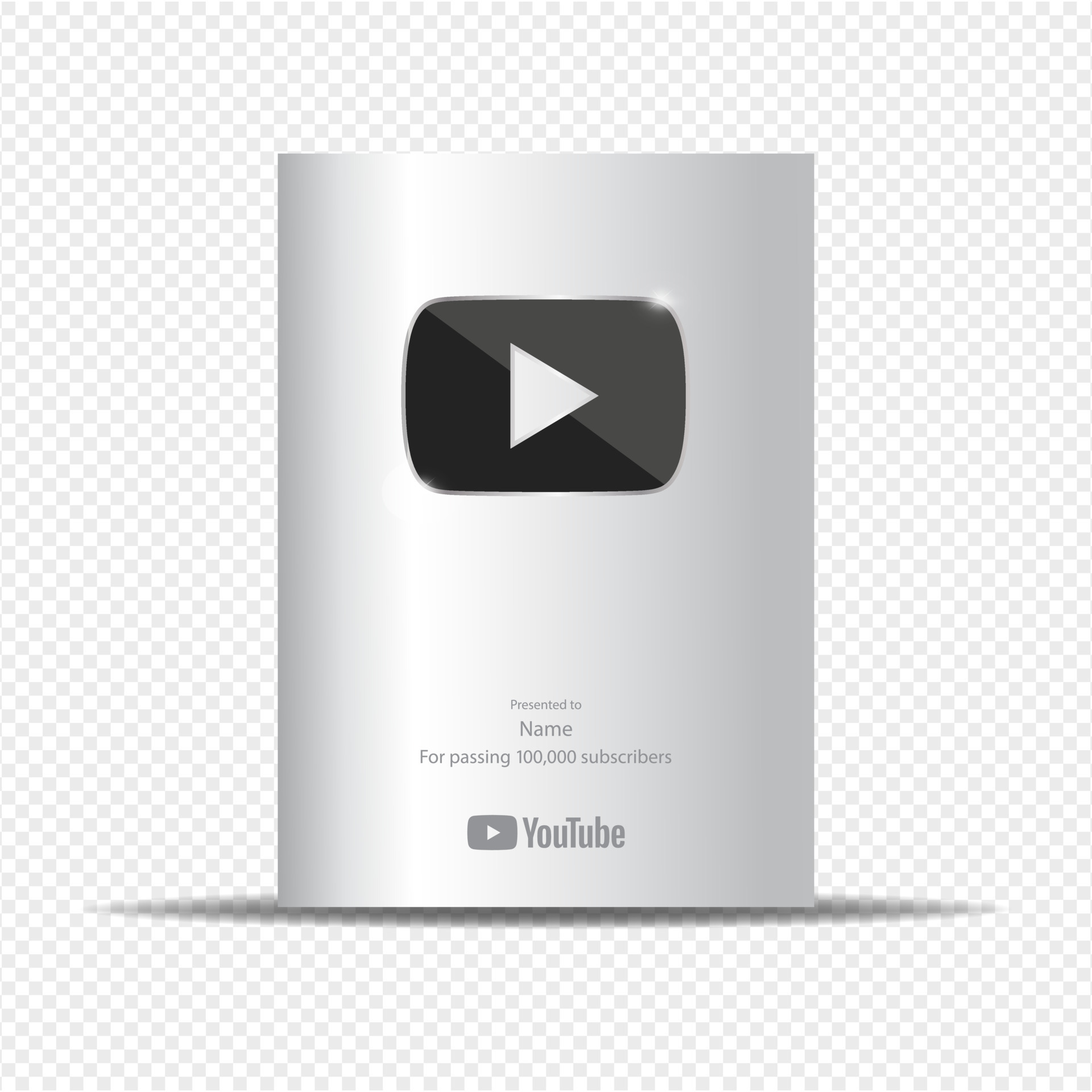 Silver Play Button Vector Art, Icons, and Graphics for Free Download