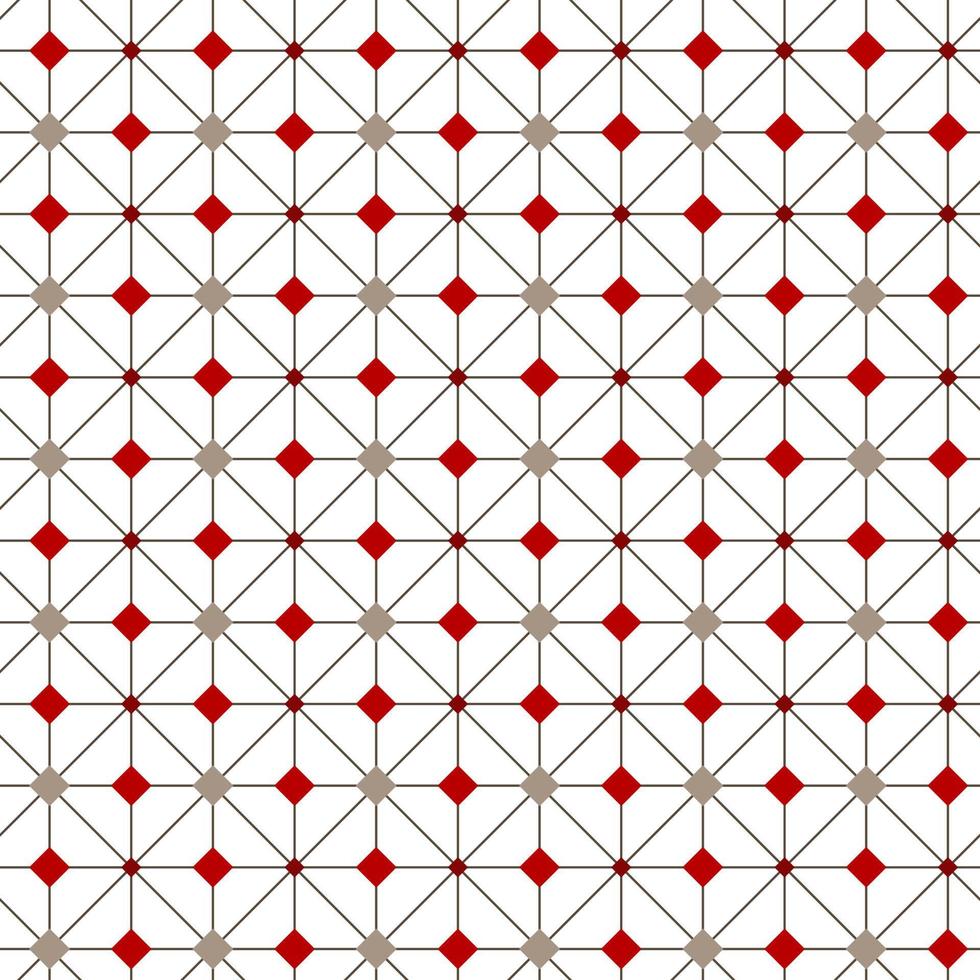 Seamless geometric pattern with rhombus and diamonds. Retro shapes and colours. Perfect for wallpaper, wrapping paper, holiday greetings, scrapbooking, winter, Christmas and New Year design. vector