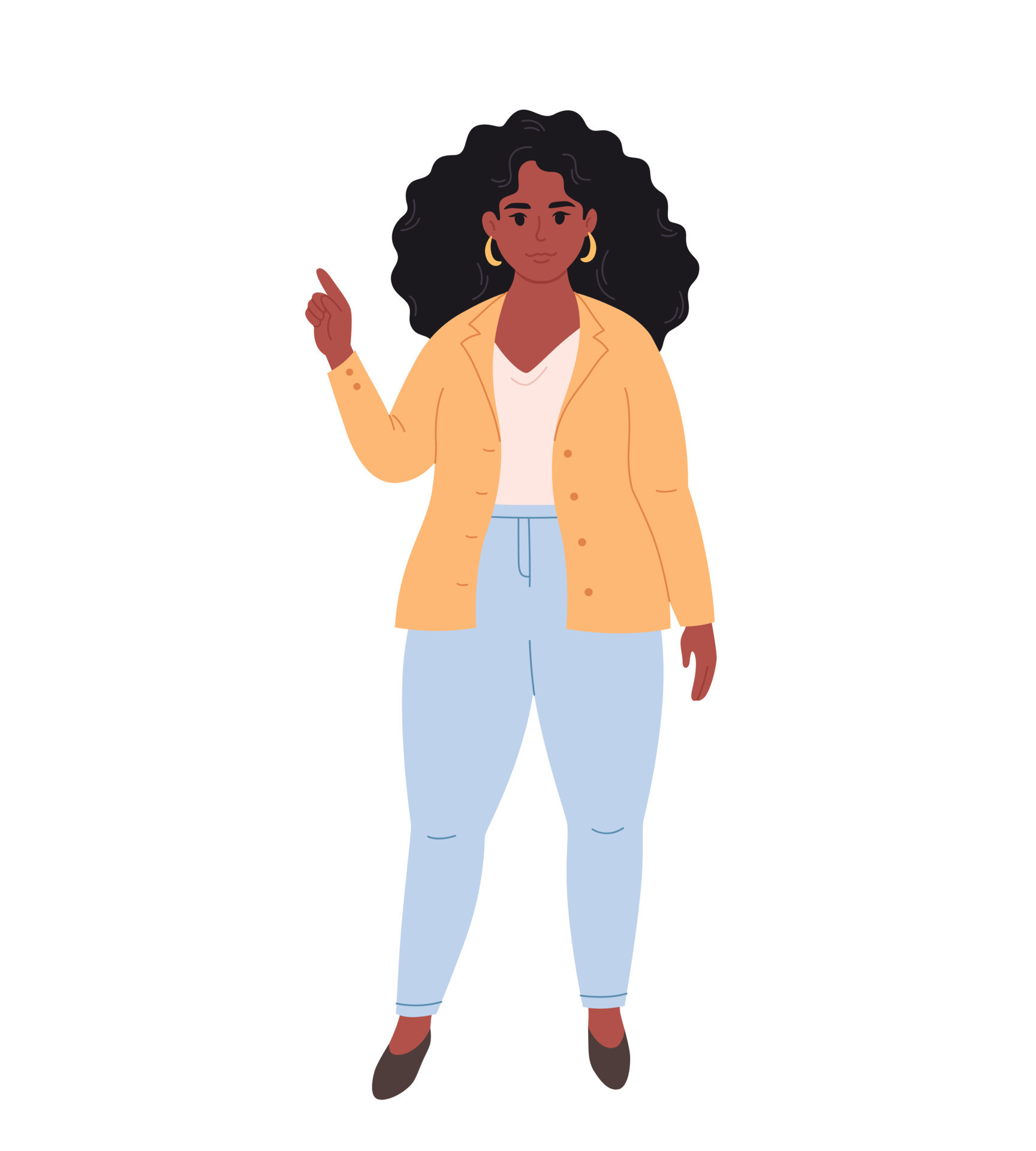 Modern young overweight black woman in office outfit. Business Woman. Teacher, entrepreneur, office worker. Stylish fashionable look 13191901 Vector Art at Vecteezy Modern young overweight black woman in office outfit. Business Woman. Teacher, entrepreneur, office worker. Stylish fashionable look 13191901 Vector Art at Vecteezy